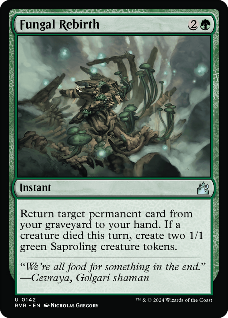 Fungal Rebirth [Ravnica Remastered] | Cracking-Singles