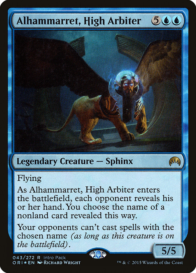 Alhammarret, High Arbiter [Magic Origins Promos] | Cracking-Singles