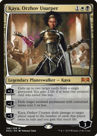 Kaya, Orzhov Usurper [Ravnica Allegiance Promos] | Cracking-Singles