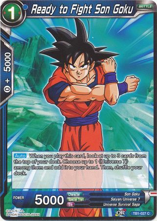 Ready to Fight Son Goku [TB1-027] | Cracking-Singles