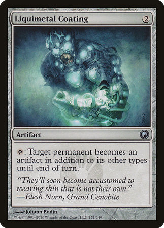 Liquimetal Coating [Scars of Mirrodin] | Cracking-Singles