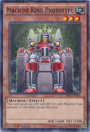 Machine King Prototype [BP03-EN019] Shatterfoil Rare | Cracking-Singles