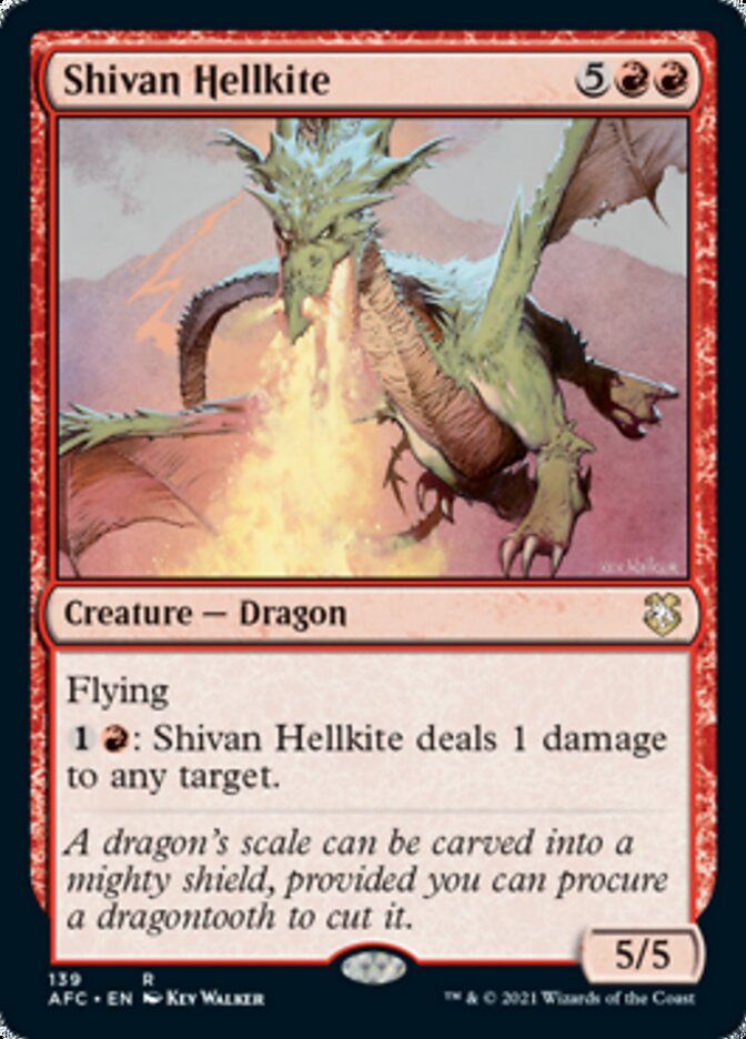 Shivan Hellkite [Dungeons & Dragons: Adventures in the Forgotten Realms Commander] | Cracking-Singles