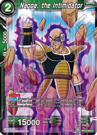 Nappa, the Intimidator [BT15-084] | Cracking-Singles