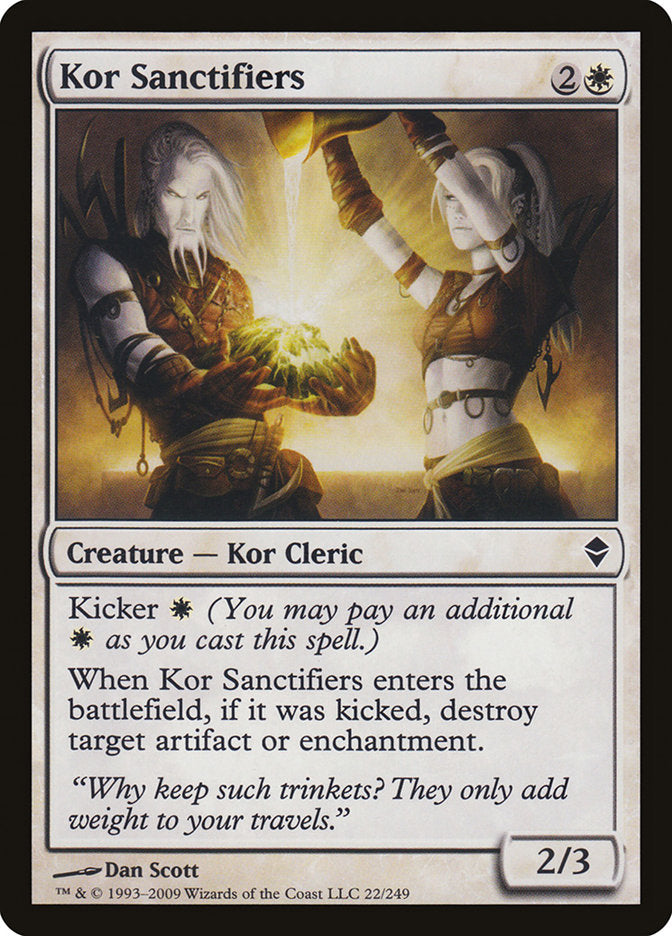 Kor Sanctifiers [Zendikar] | Cracking-Singles