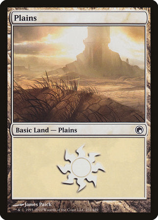 Plains (231) [Scars of Mirrodin] | Cracking-Singles