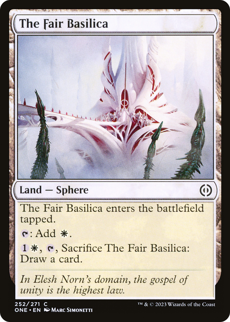 The Fair Basilica [Phyrexia: All Will Be One] | Cracking-Singles