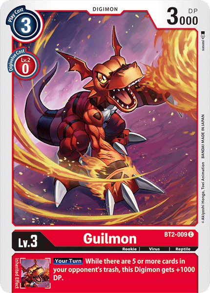 Guilmon [BT2-009] [Release Special Booster Ver.1.0] | Cracking-Singles