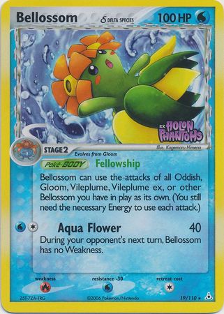 Bellossom (19/110) (Delta Species) (Stamped) [EX: Holon Phantoms] | Cracking-Singles