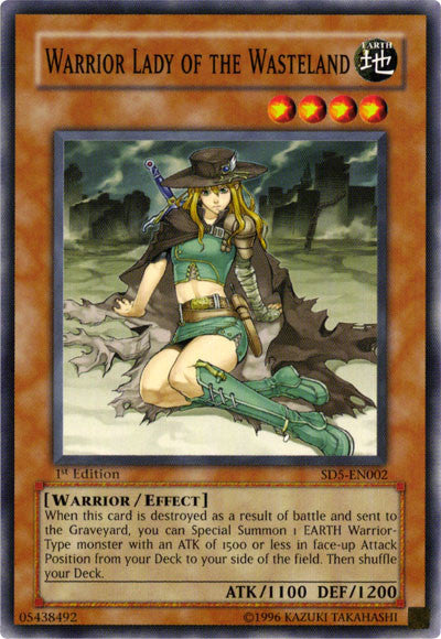 Warrior Lady of the Wasteland [SD5-EN002] Common | Cracking-Singles