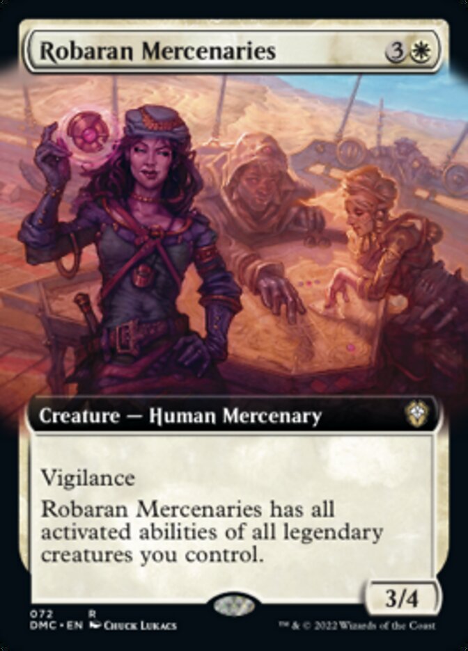 Robaran Mercenaries (Extended Art) [Dominaria United Commander] | Cracking-Singles