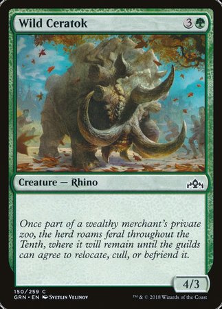 Wild Ceratok [Guilds of Ravnica] | Cracking-Singles