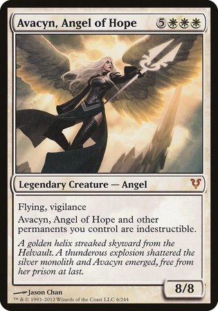 Avacyn, Angel of Hope (Oversized) [Open the Helvault] | Cracking-Singles