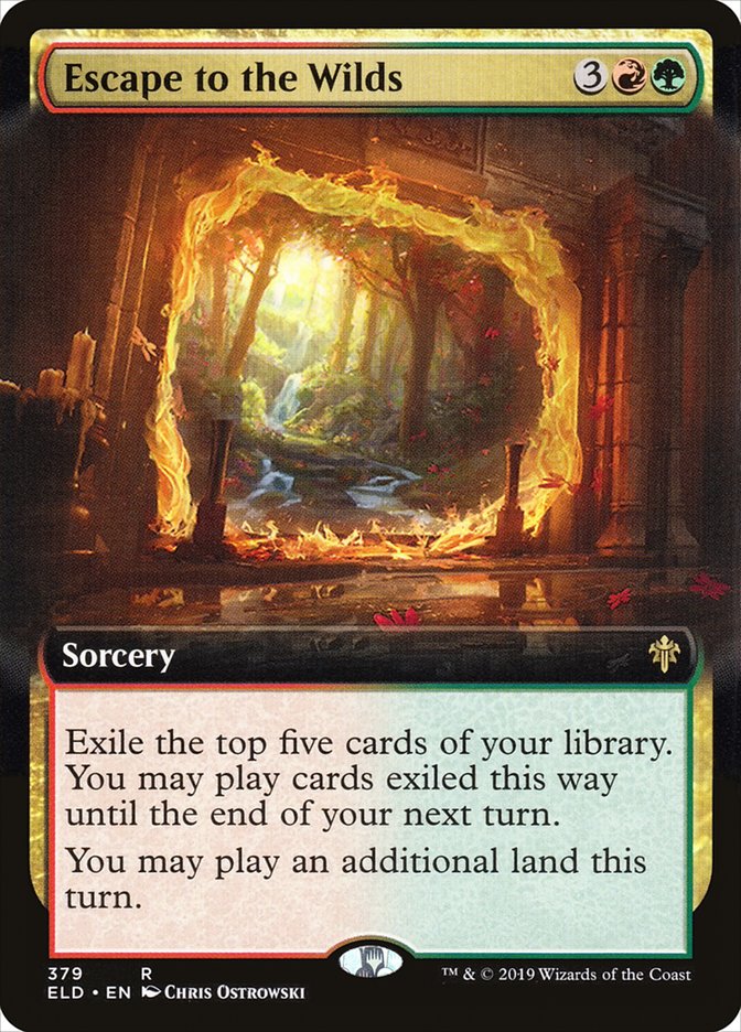 Escape to the Wilds (Extended Art) [Throne of Eldraine] | Cracking-Singles