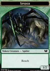 Spider // Wolf Double-Sided Token [Commander 2015 Tokens] | Cracking-Singles