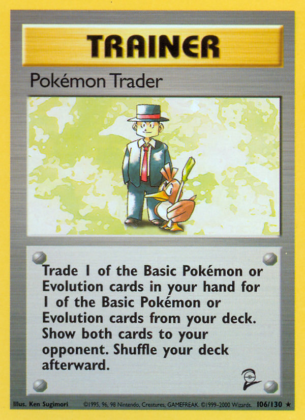 Pokemon Trader (106/130) [Base Set 2] | Cracking-Singles