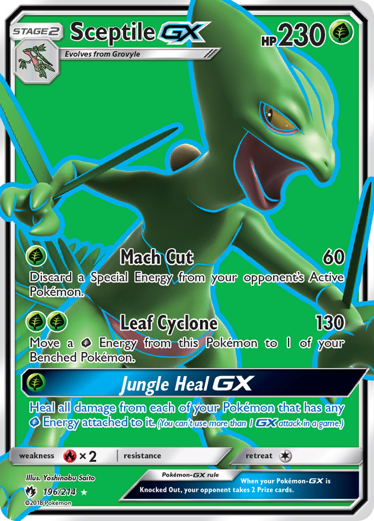 Sceptile GX (196/214) [Sun & Moon: Lost Thunder] | Cracking-Singles