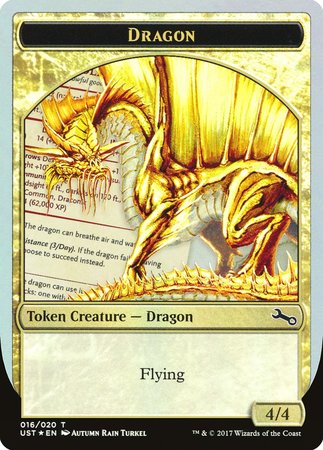 Gold Dragon Token [Unstable Tokens] | Cracking-Singles