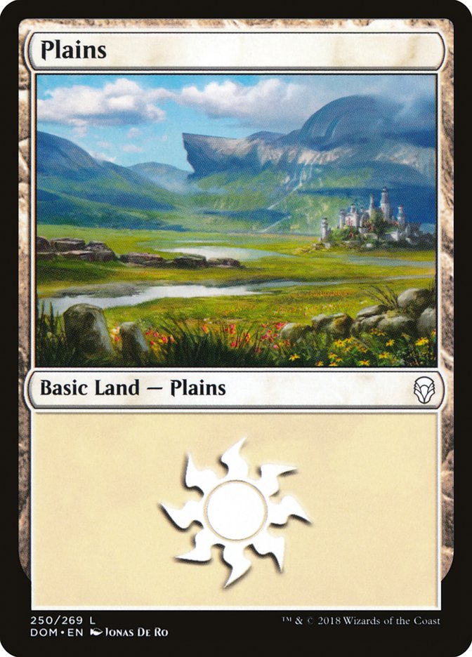 Plains (250) [Dominaria] | Cracking-Singles