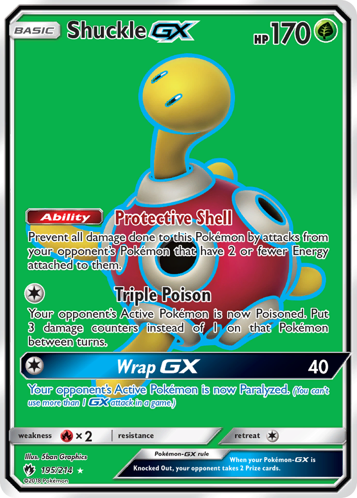 Shuckle GX (195/214) [Sun & Moon: Lost Thunder] | Cracking-Singles