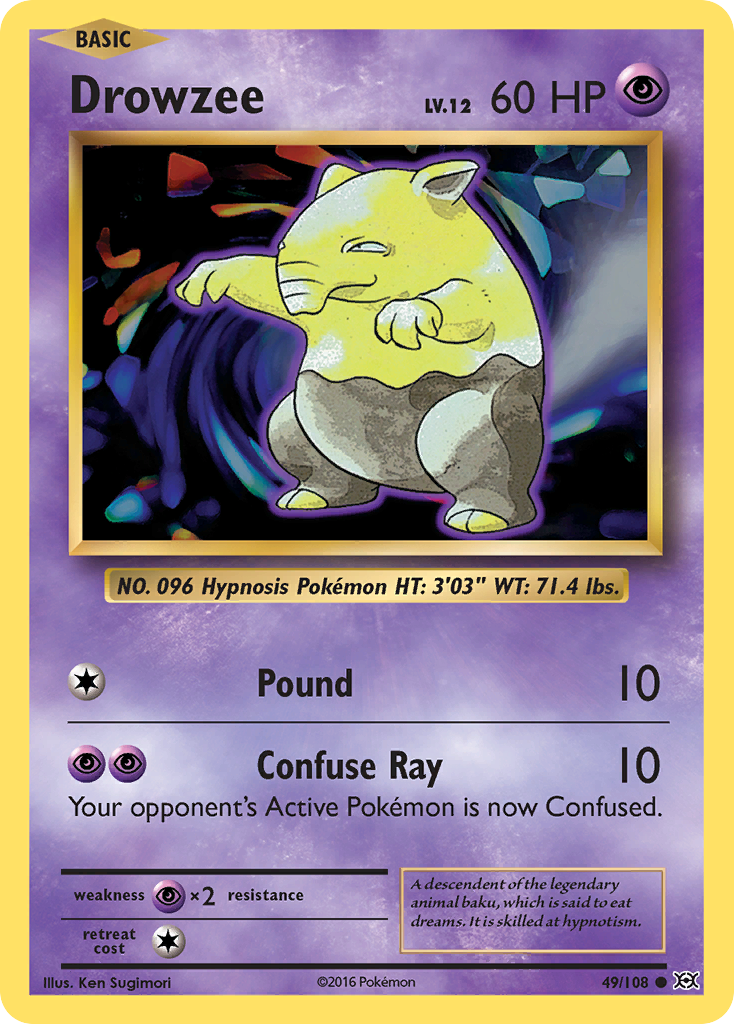 Drowzee (49/108) [XY: Evolutions] | Cracking-Singles