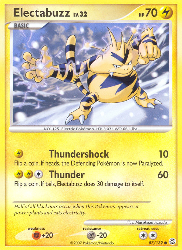 Electabuzz (87/132) [Diamond & Pearl: Secret Wonders] | Cracking-Singles