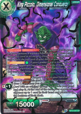 King Piccolo, Dimensional Conqueror [BT12-057] | Cracking-Singles