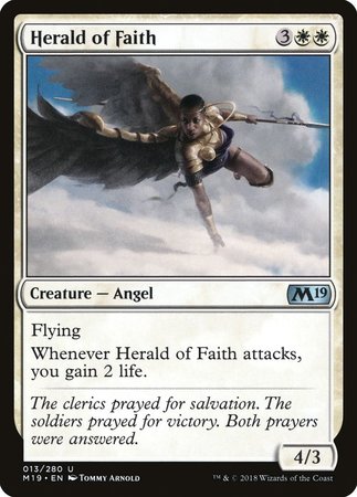 Herald of Faith [Core Set 2019] | Cracking-Singles