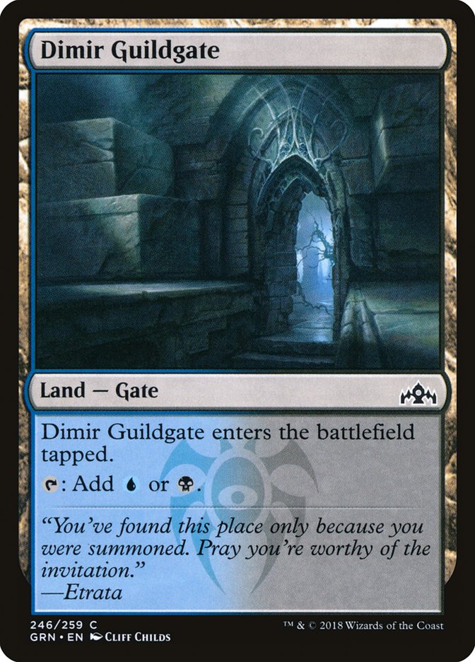 Dimir Guildgate (246/259) [Guilds of Ravnica] | Cracking-Singles