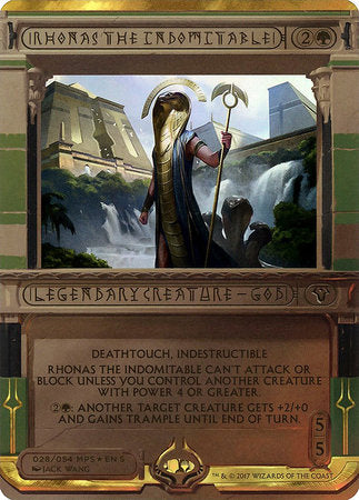 Rhonas the Indomitable [Amonkhet Invocations] | Cracking-Singles