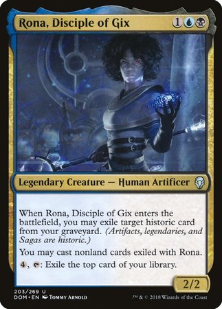 Rona, Disciple of Gix [Dominaria] | Cracking-Singles