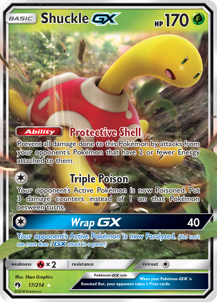 Shuckle GX (17/214) [Sun & Moon: Lost Thunder] | Cracking-Singles