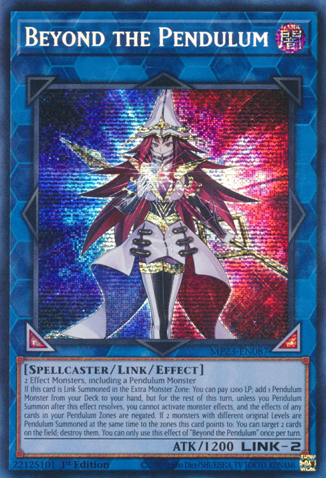 Beyond the Pendulum [MP23-EN087] Prismatic Secret Rare | Cracking-Singles