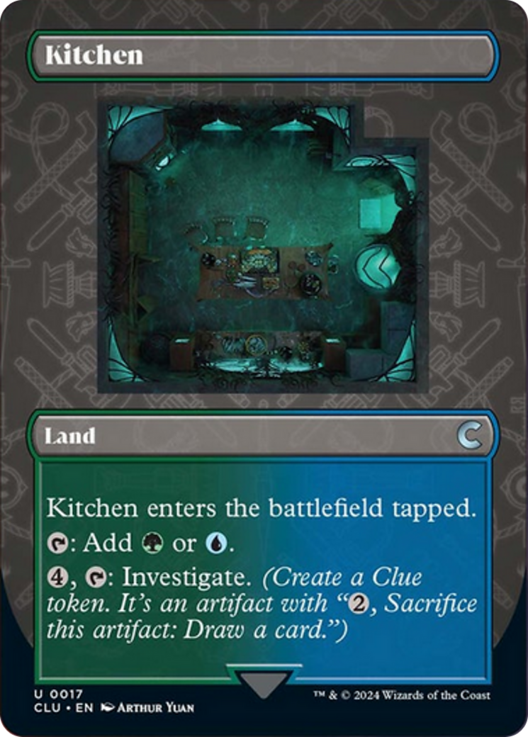 Kitchen (Borderless) [Ravnica: Clue Edition] | Cracking-Singles