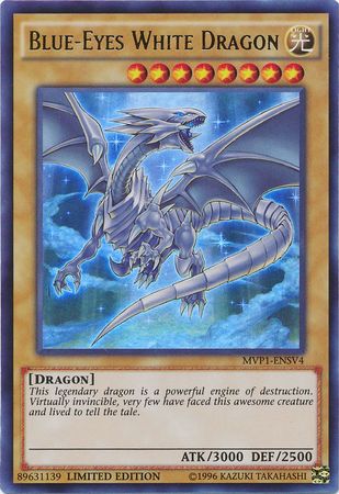 Blue-Eyes White Dragon [MVP1-ENSV4] Ultra Rare | Cracking-Singles