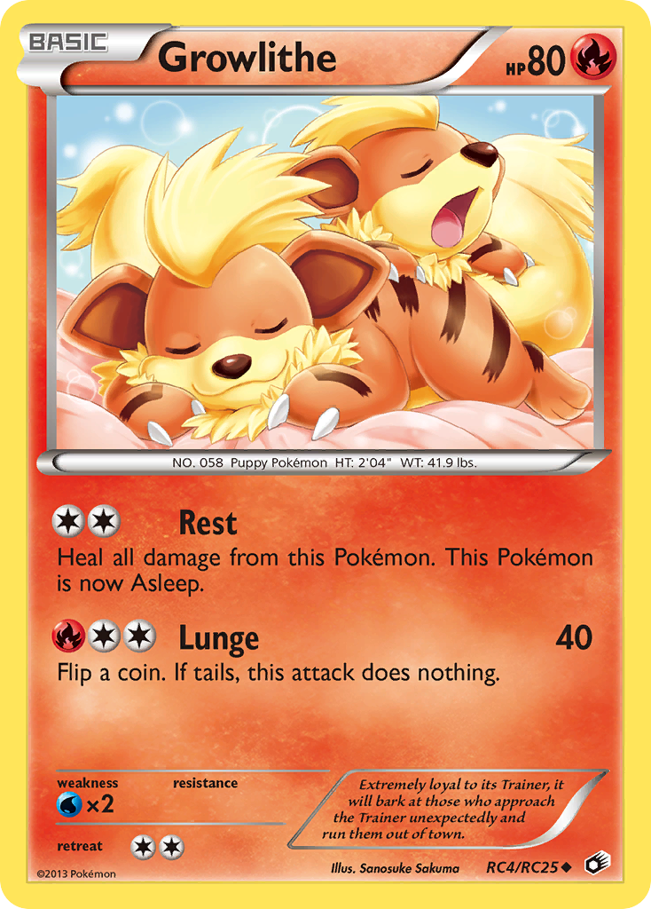 Growlithe (RC4/RC25) [Black & White: Legendary Treasures] | Cracking-Singles