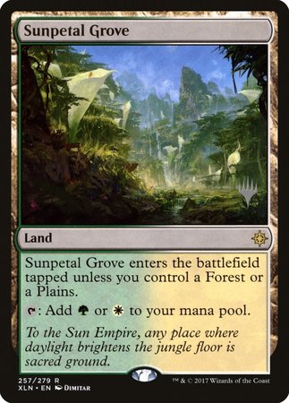 Sunpetal Grove [Ixalan Promos] | Cracking-Singles