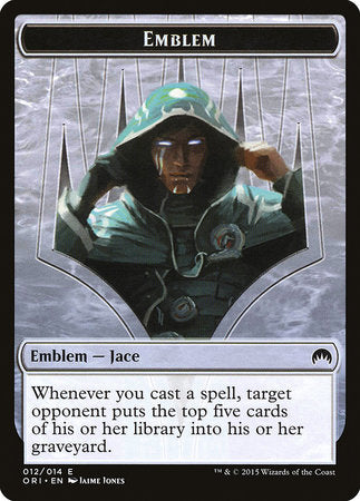 Emblem - Jace, Telepath Unbound [Magic Origins Tokens] | Cracking-Singles