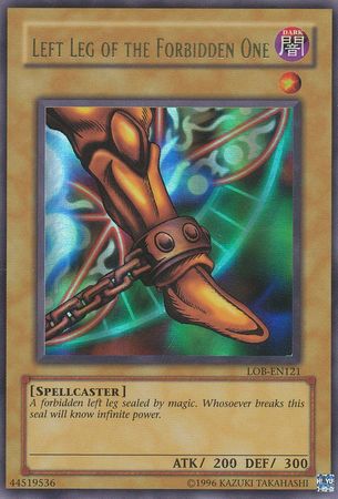 Left Leg of the Forbidden One [LOB-EN121] Ultra Rare | Cracking-Singles