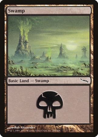 Swamp (296) [Mirrodin] | Cracking-Singles