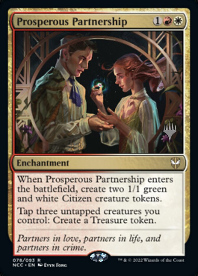 Prosperous Partnership (Promo Pack) [Streets of New Capenna Commander Promos] | Cracking-Singles