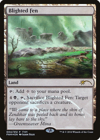 Blighted Fen [Friday Night Magic 2016] | Cracking-Singles