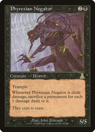 Phyrexian Negator [Urza's Destiny] | Cracking-Singles