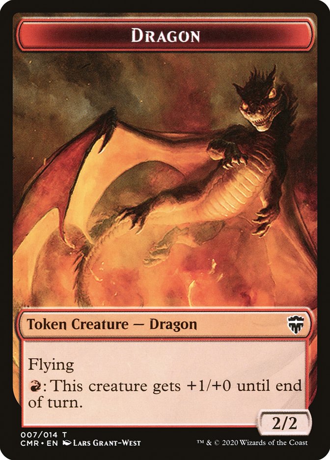 Dragon // Golem Token [Commander Legends Tokens] | Cracking-Singles