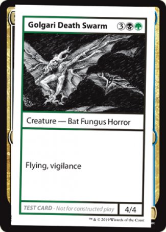 Golgari Death Swarm (2021 Edition) [Mystery Booster Playtest Cards] | Cracking-Singles