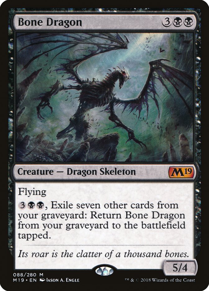 Bone Dragon [Core Set 2019] | Cracking-Singles