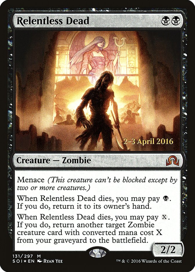 Relentless Dead [Shadows over Innistrad Prerelease Promos] | Cracking-Singles