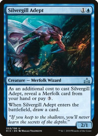 Silvergill Adept [Rivals of Ixalan] | Cracking-Singles