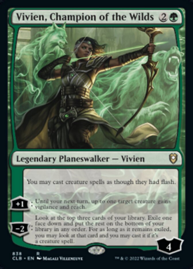 Vivien, Champion of the Wilds [Commander Legends: Battle for Baldur's Gate] | Cracking-Singles