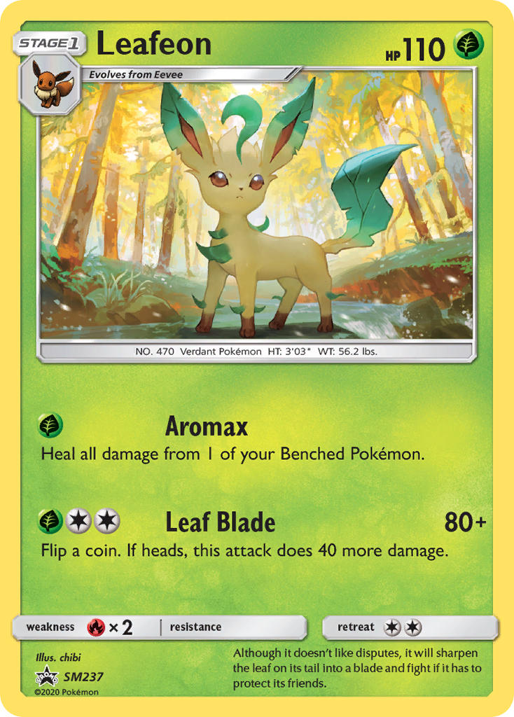 Leafeon (SM237) [Sun & Moon: Black Star Promos] | Cracking-Singles